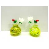Decorative Swirl Glass Lady Bug Perfume Bottles 4