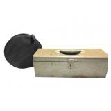 Metal Tool Box W/Koozie
