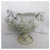 Cast Alum Planter 17.5"Tx16"R