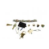 Costume Jewelry/Coin Silver Bracelet