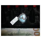 Turquoise(sy.) Ring size 9