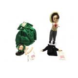 Portrait Scarlette And Rhett Dolls Need Repair 5'T