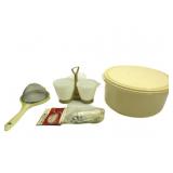 Tupperware Condiment Set W/Unbranded Bowl