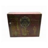 Oriental Wood Chest Has Some Exterior Damage