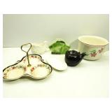 Vintage Ceramic Kitchen Items,Condiment Dish,Etc