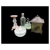 Tealight Holder,Glass Candle Holder,Cruets