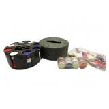 Poker Chip Caddy W/Poker Chips
