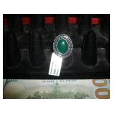 Green Onyx Ring size 6