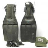 Graphite Fins,Hat,Goggles