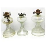 Vintage Oil Lamps No Globes