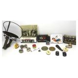 Vintage Items,Animal Hs Shot Glasses,Coin Dispensr