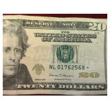 $20 2017 Star Note Ser# NL01762568*