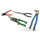 Channel Lock,Wire Snips,Long Reach Pliers
