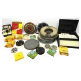 Vintage Slides,Reels,Poloroid Camera