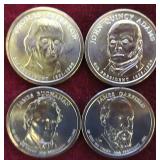 Presidential Dollars BU/UNC: 3rd, 6th, 15th & 20th