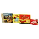 Vintage Games,Bonaza Puzzle,Sewing Cards,Etc
