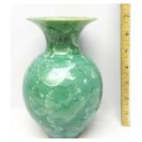 Crystalline Pottery Vase