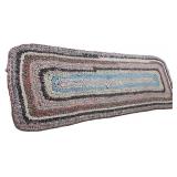 Vintage Rag Rug 82'x29'