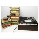 Vintage Sony Stereo Tape Recorder W/Tapes