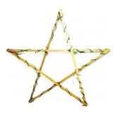 Wood Star W/Lights 53'x51'