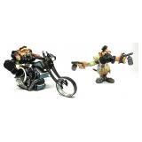 Speed Freaks Motorcycle And Painter Figurines