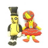 Vintage Mr.Peanut,Chiquita Dolls 15'