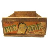 Vintage Fruit Crate 17'W
