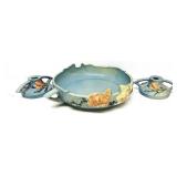 Roseville Pottery Blue Magnolia Set