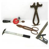 Hand Drill,Seal Puller,Ice Block Tongs,Square