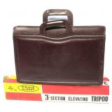 Briefcase W/3 Section Elevating Tripod