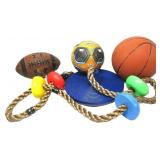 Basketball,Tree Swing,Football