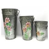 Metal Flower Buckets