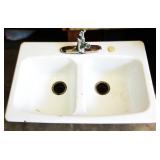 Cast Iron Sink 33'Wx22'D