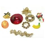 Costume Brooches