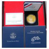 2009 Abraham Lincoln Commemorative Silver Dollar