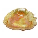 Antique Marigold Carnival Candy Dish 7'R