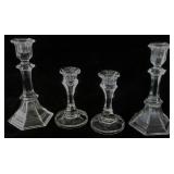 Glass Candle Sticks