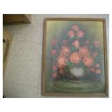 Framed Flower Prints - Signed G Hunt