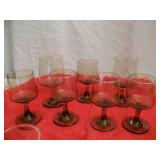 Smokey Wine Glass Set of 7