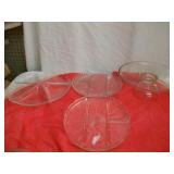 Glass Platters/Cake Plates