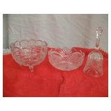 Lead Glass Bowls & Bell