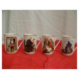 Norman Rockwell Cups