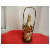 Bottle Holder w/Bottle of Apple Cider
