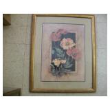 Flower Print singed Barbara Mock