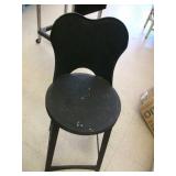 Vintage Small Metal  Stool