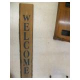 Beautiful Handmade Sign On Cedar