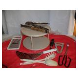 Assorted Kitchenware Lazy Susan