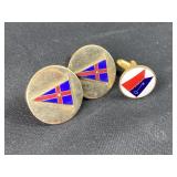 10K Gold Filled 1/10-1/20 Cuff Links