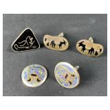 925 Silver Mexico Cuff Links Assortment
