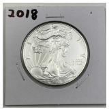 2018 American Silver Eagle 1oz .999